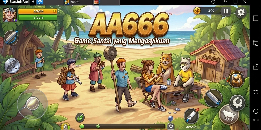 Tampilan gameplay AA666 yang mengasyikkan dan penuh warna.