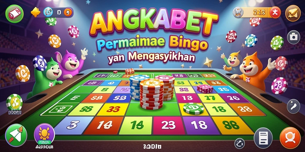 Tampilan gameplay menarik di ANGKABET dengan Bingo yang seru.