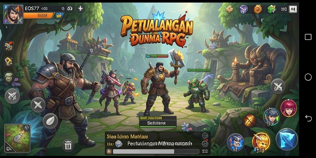 Tangkapan layar gameplay menunjukkan aksi mendebarkan dalam dunia RPG.