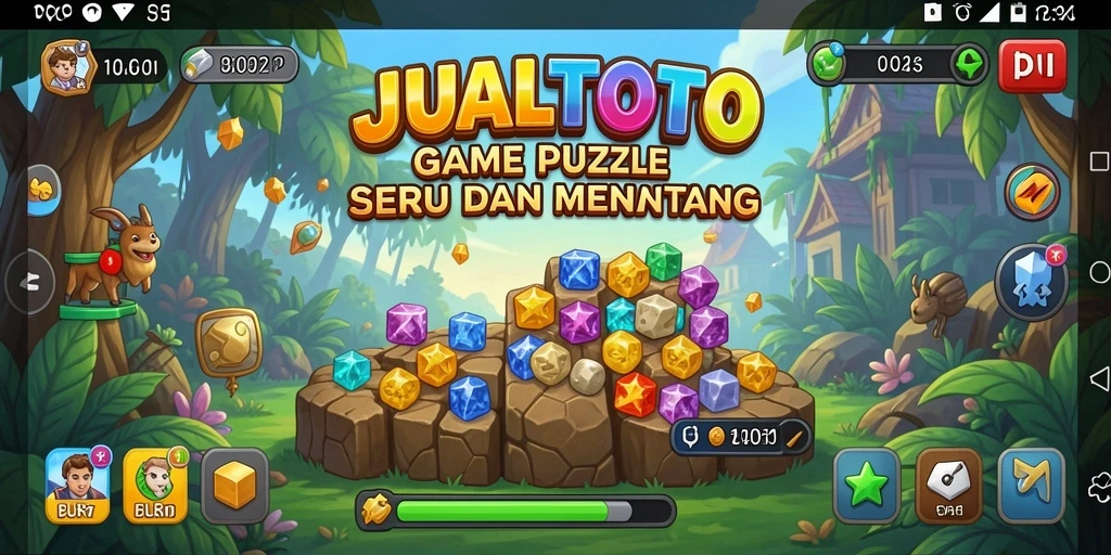 Tampilan gameplay JUALTOTO yang seru dan menantang.