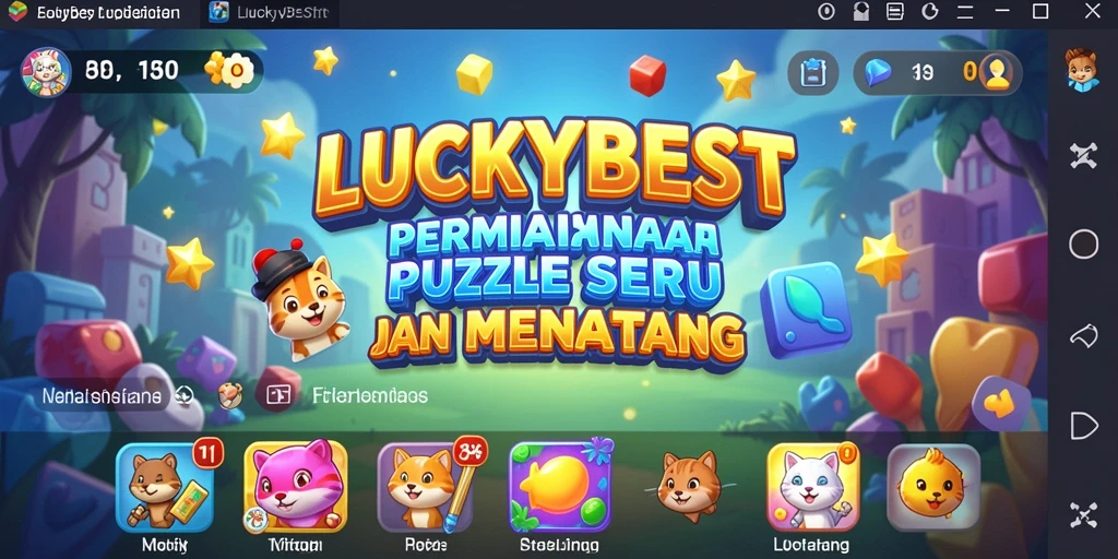 Tampilan gameplay LUCKYBEST yang menantang dan menyenangkan.