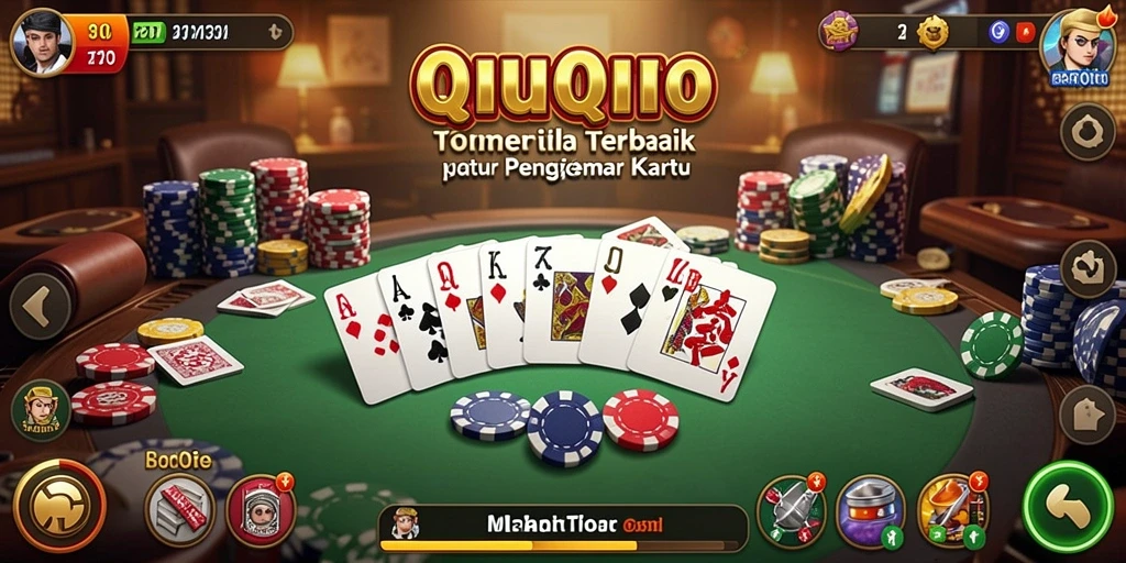 Tampilan gameplay QiuQiu di MERAHTOTO yang seru dan interaktif.
