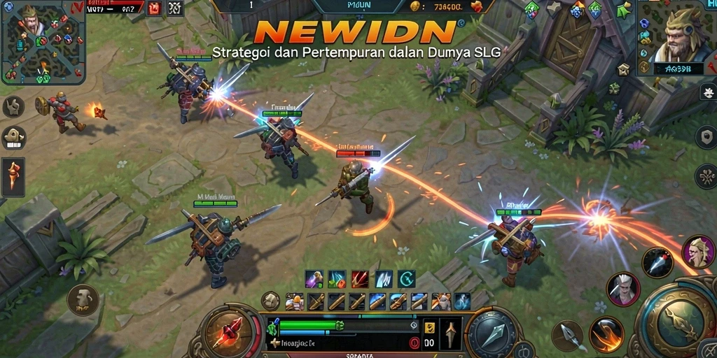 Gameplay seru dan strategi mendalam dalam NEWIDN.