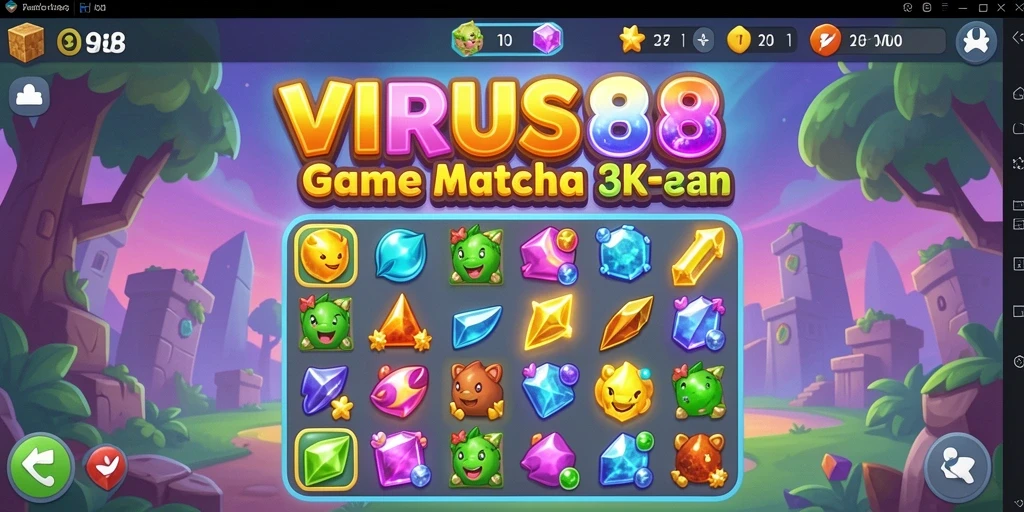 Menampilkan gameplay seru dan interaktif di VIRUS88.